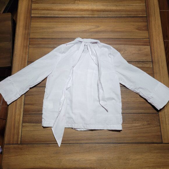 Imaginarium Kids LS White Chef Jacket w/ Plastic Pockets - Picture 4 of 8
